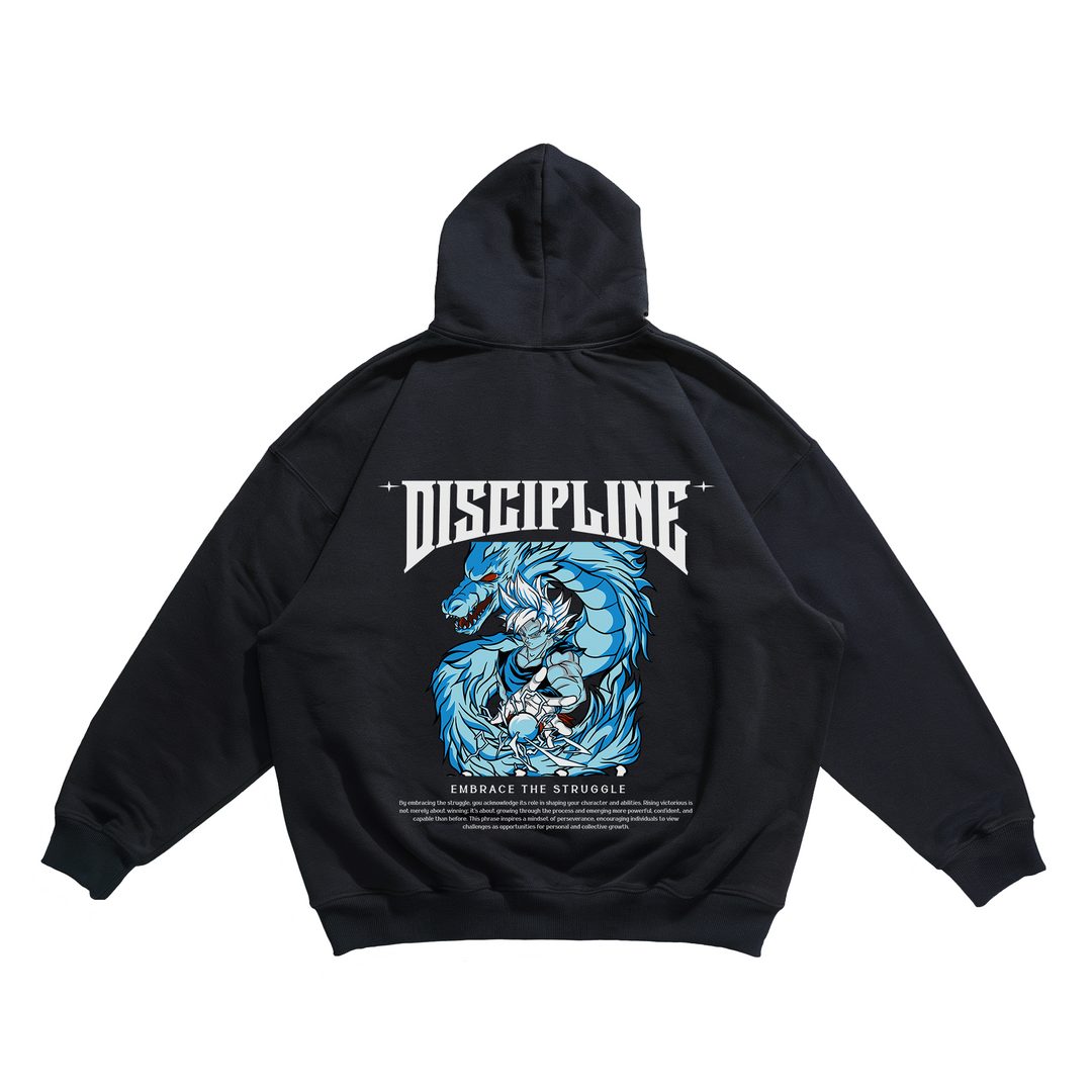 Discipline - Oversize Hoodie Backprint