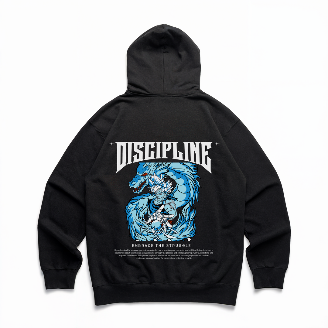 Discipline - Premium Hoodie Backprint