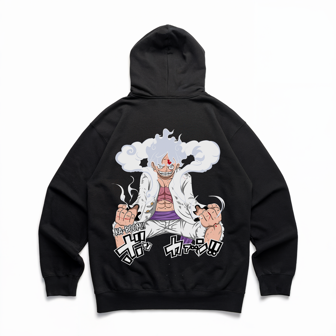 Ruffy Gear 5 Ka-Boom - Premium Hoodie Backprint