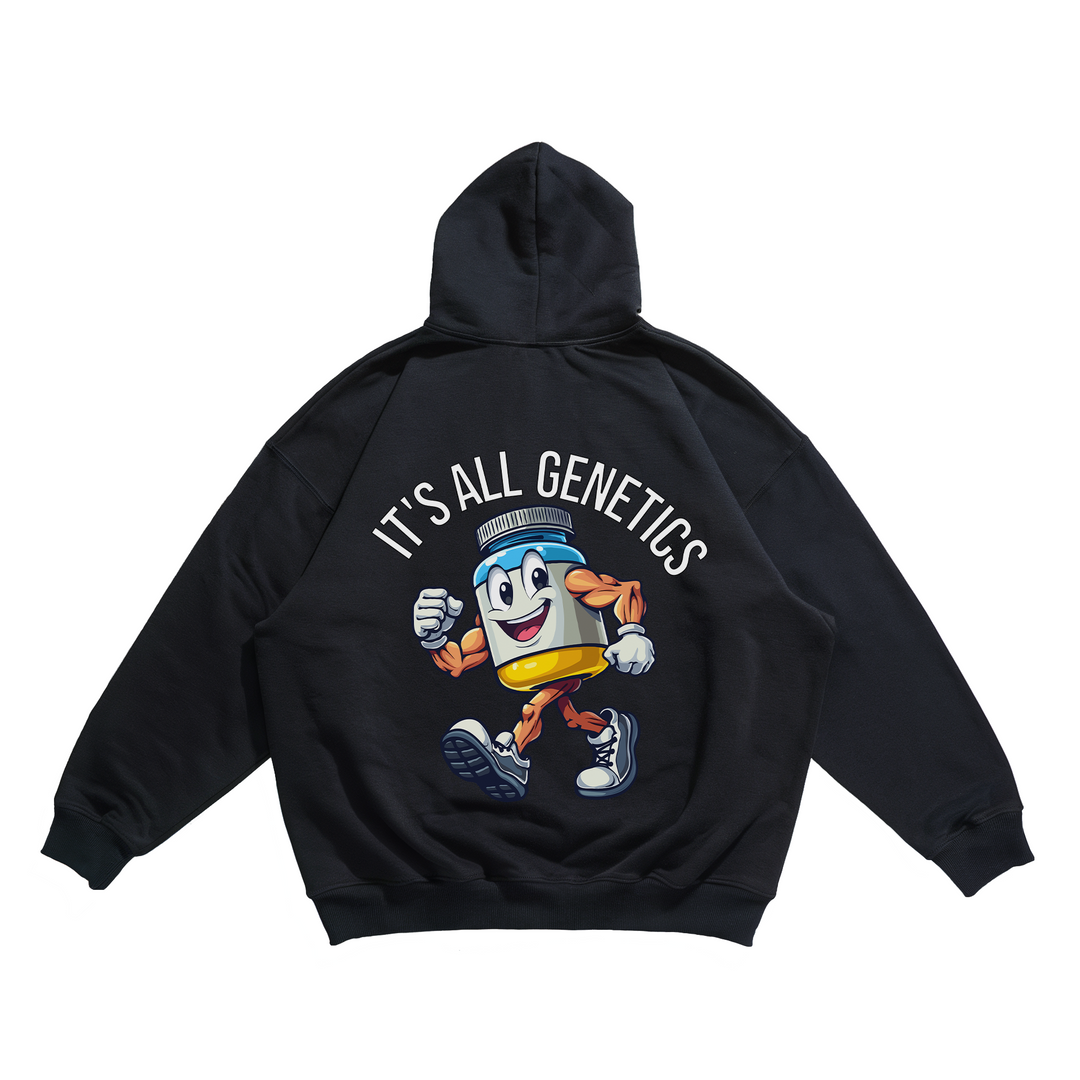 It´s All Genetics - Oversize Hoodie Backprint