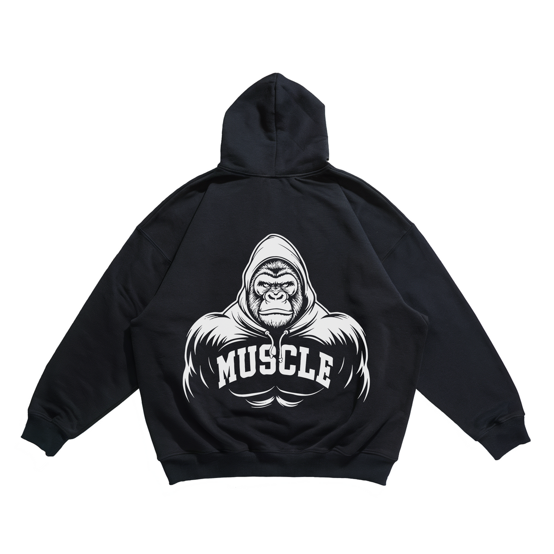 Muscle Gorilla - Oversize Hoodie Backprint