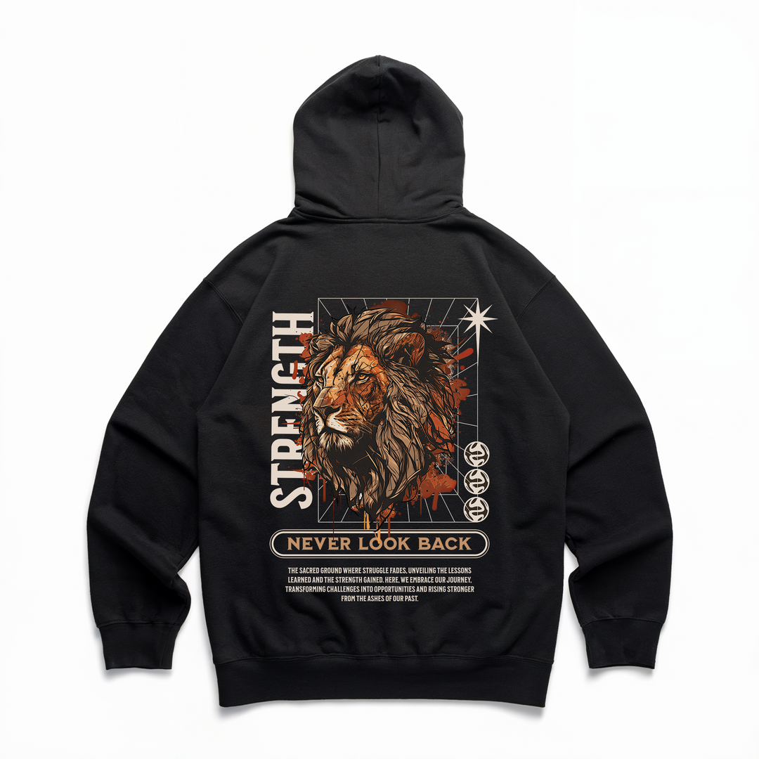 Strength - Premium Hoodie Backprint