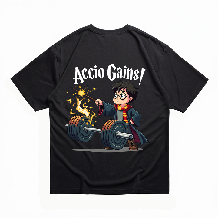 Accio Gains - Oversize Shirt Backprint