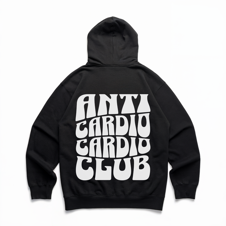 Anit Cardio Club - Premium Hoodie Backprint
