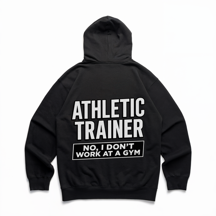 ATHLETIC TRAINER - Premium Hoodie Backprint