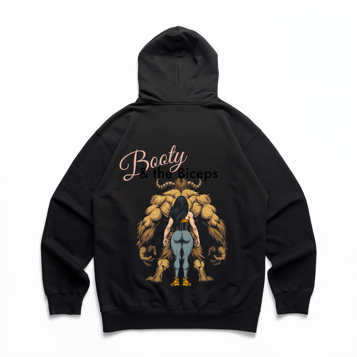 Booty & The Biceps - Premium Hoodie Backprint