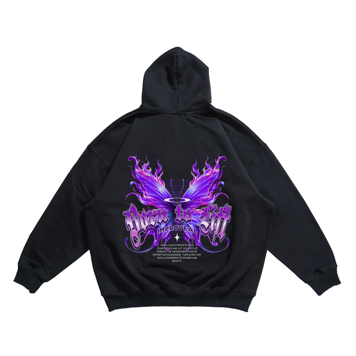 Born to Lift -  Oversize Hoodie Backprint