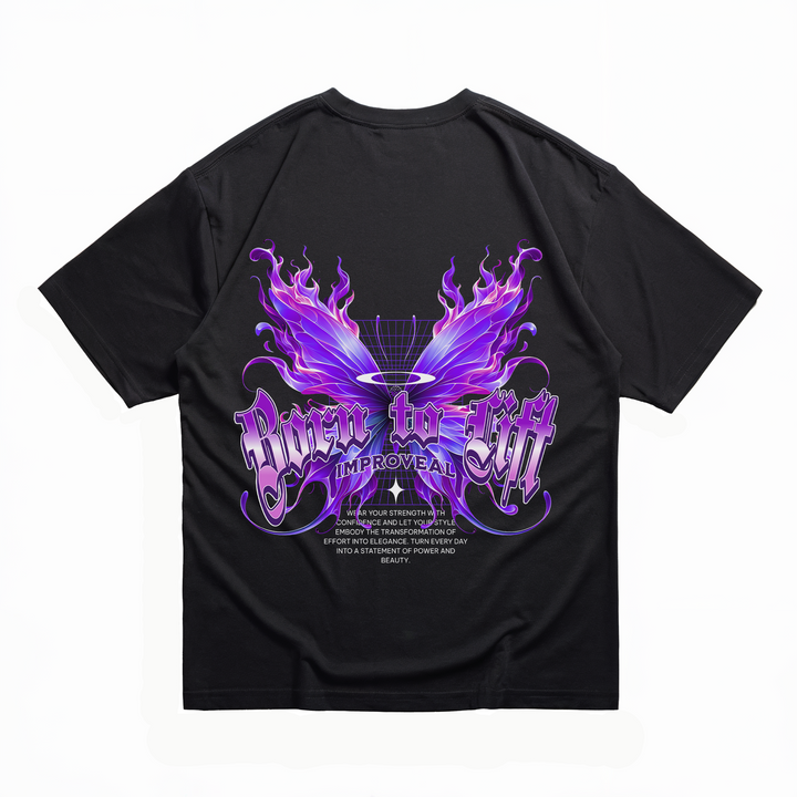 Born to Lift -  Oversize Shirt Backprint