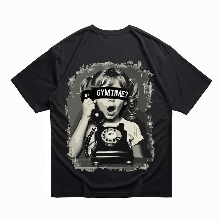 GYMTIME? - Oversize Shirt Backprint