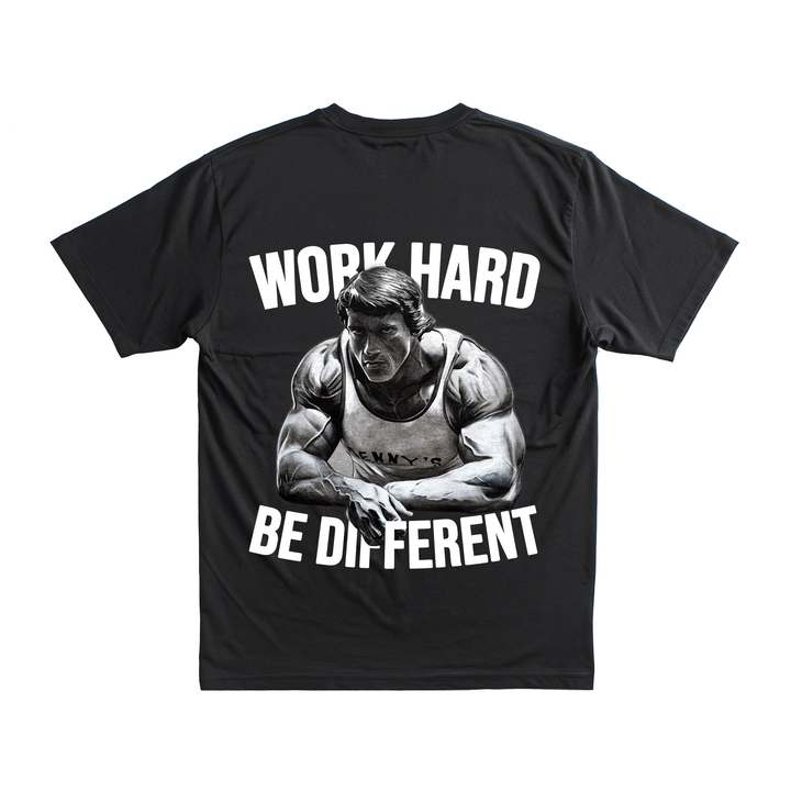 Work Hard - Premium Shirt Backprint