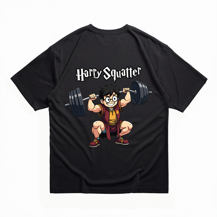 Harry Squatter -  Oversize Shirt Backprint