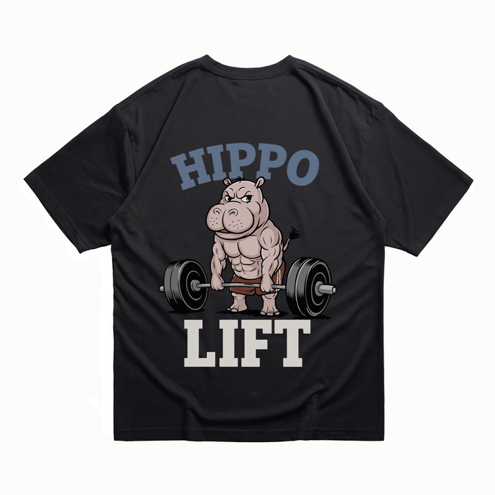 HIPPO LIFT - Oversize Shirt Backprint