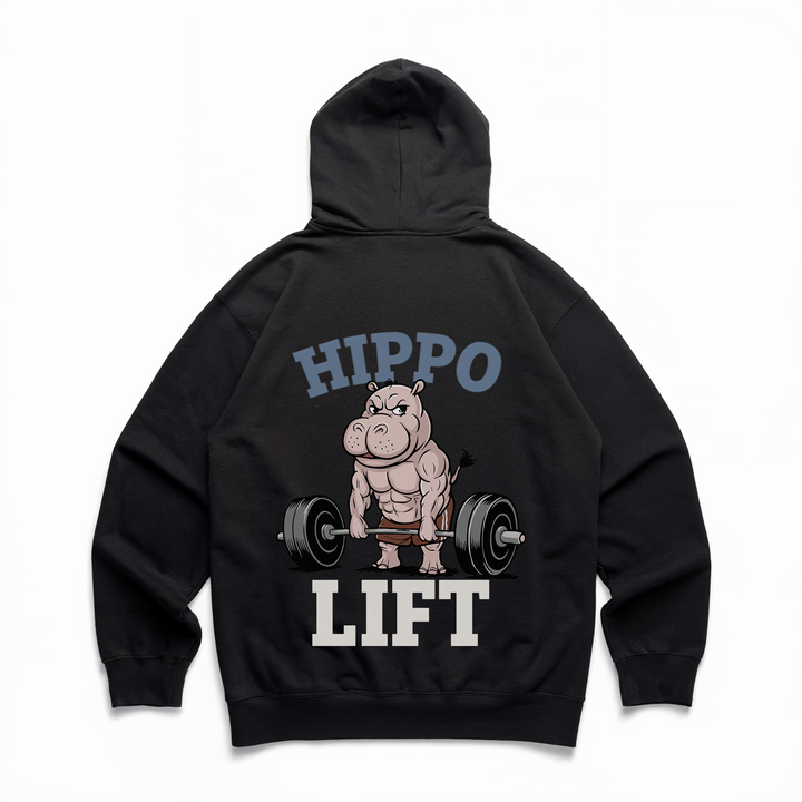 HIPPO LIFT - Premium Hoodie Backprint