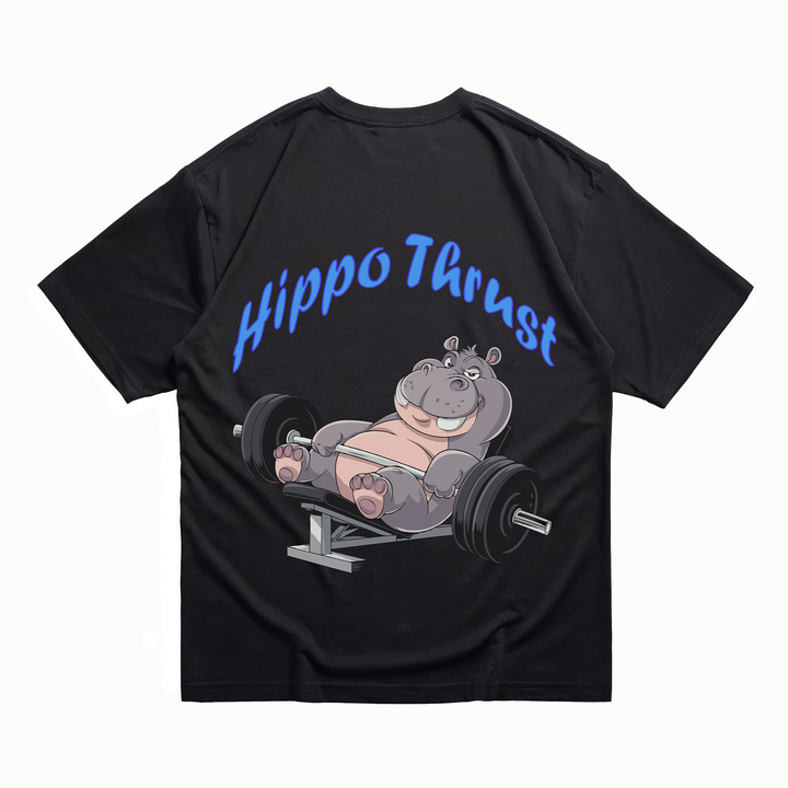 Hippo Thrust - Oversize Shirt Backprint