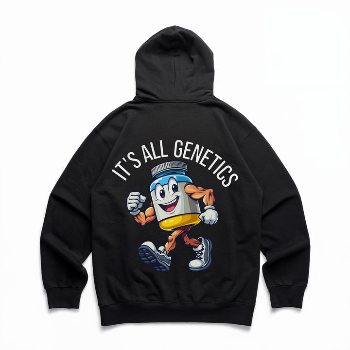 It´s All Genetics - Premium Hoodie Backprint