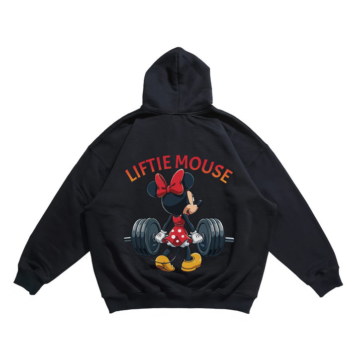 Liftie Mouse - Oversize Hoodie Backprint