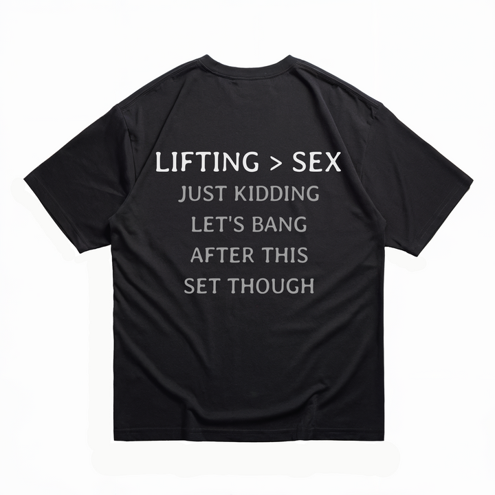 Lifting > Sex - Oversize Shirt Backprint