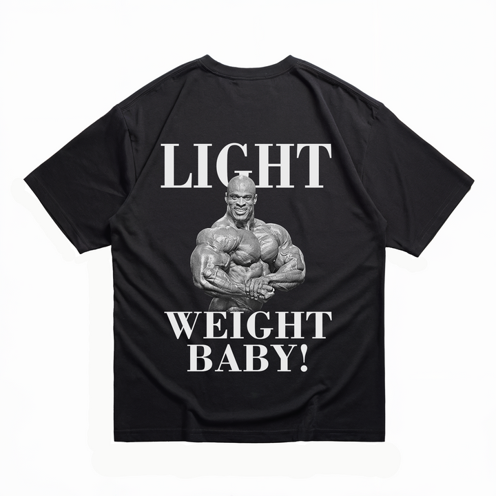 Light Weight Baby ! - Oversize Shirt Backprint