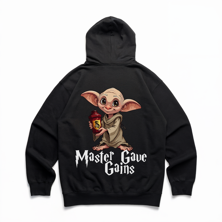 Master Gave Gains - Premium Hoodie Backprint
