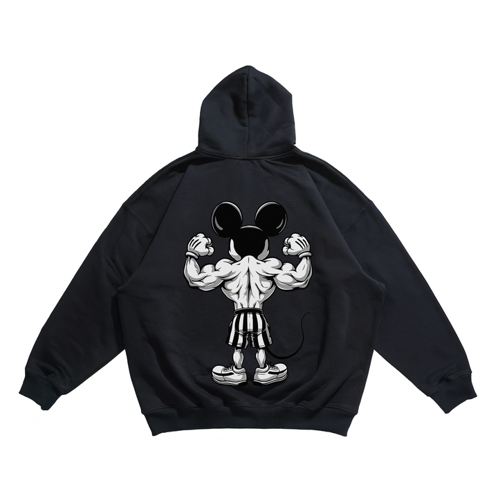 Muscle Mouse - Oversize Hoodie Backprint