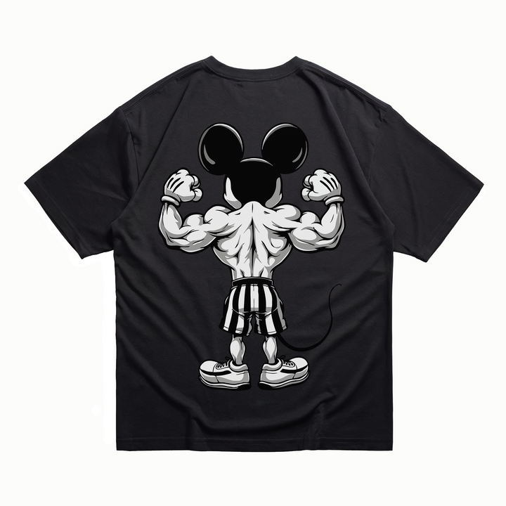 Muscle Mouse - Oversize Shirt Backprint
