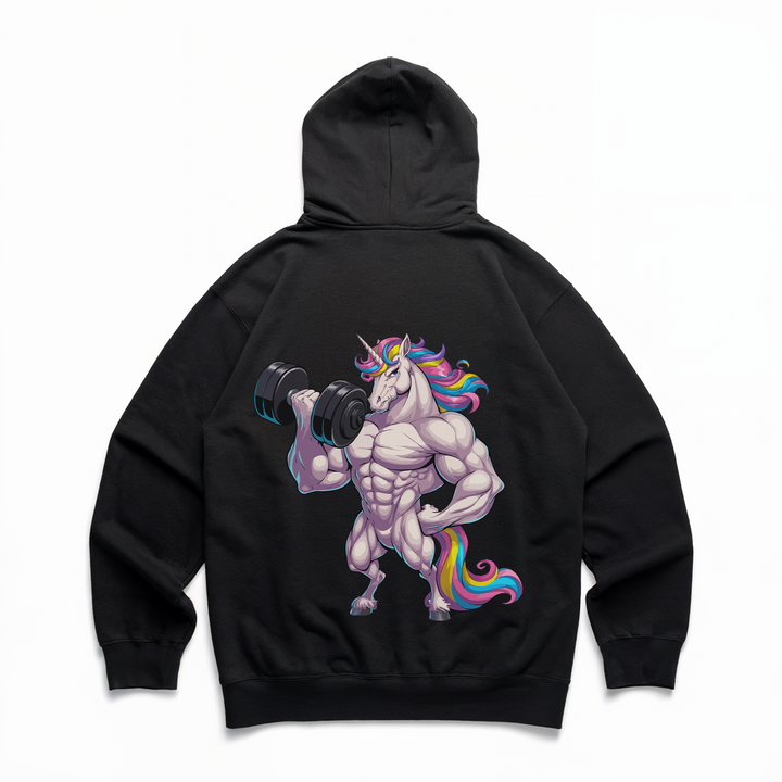 Muscle Unicron - Premium Hoodie Backprint