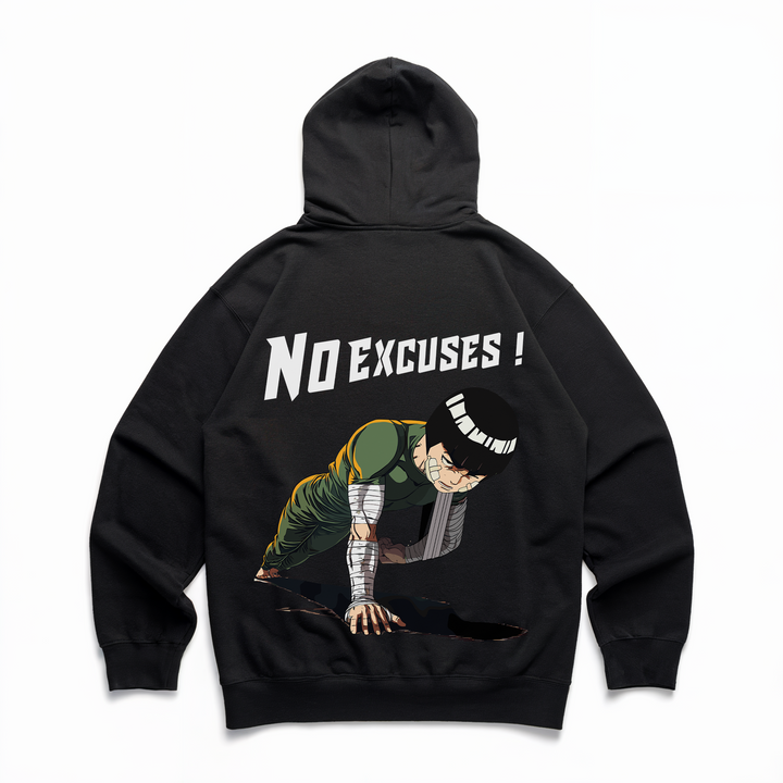 No Excuses - Premium Hoodie Backprint