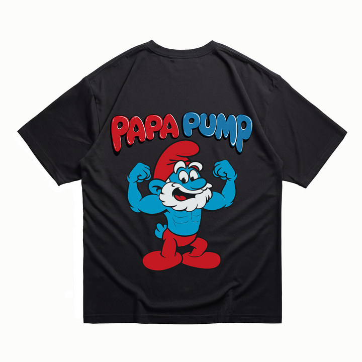 Papa Pump - Oversize Shirt Backprint