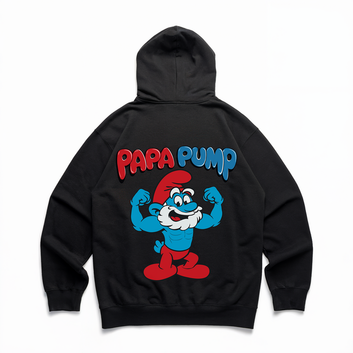 Papa Pump - Premium Hoodie Backprint