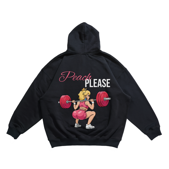 Peach Please - Oversize Hoodie Backprint