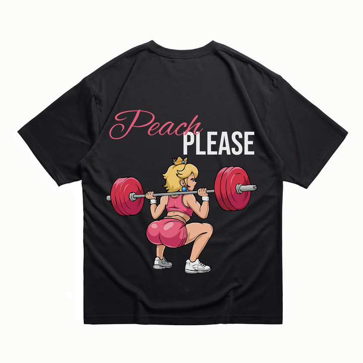 Peach Please - Oversize Shirt Backprint