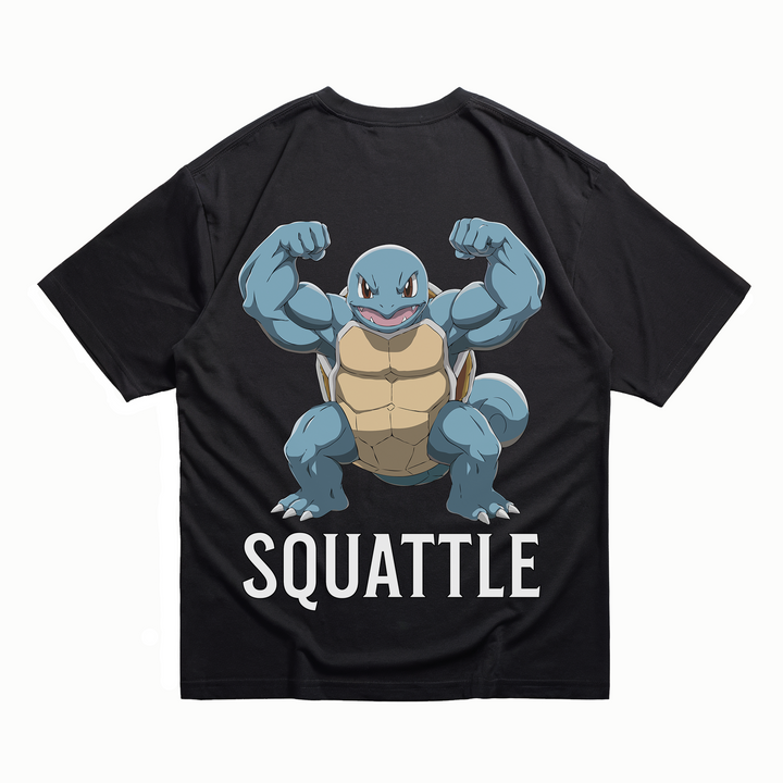 SQUATTLE- Oversize Shirt Backprint