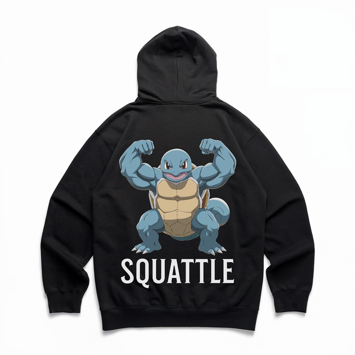 SQUATTLE - Premium Hoodie Backprint
