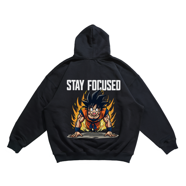 Stay Focused - Oversize Hoodie Backprint