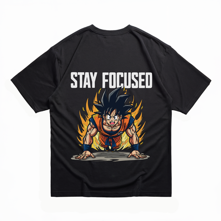 Stay Focused - Oversize Shirt Backprint