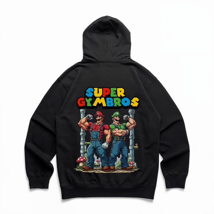 Super Gymbros - Premium Hoodie Backprint