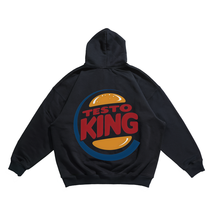 Testo King -  Oversize Hoodie Backprint
