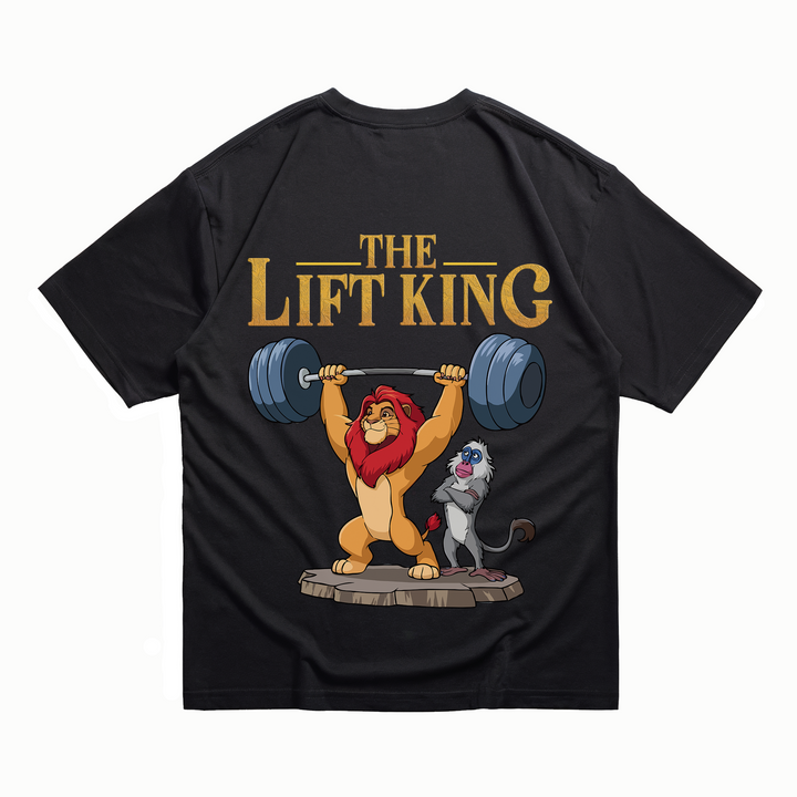 The Lift King - Oversize Shirt Backprint