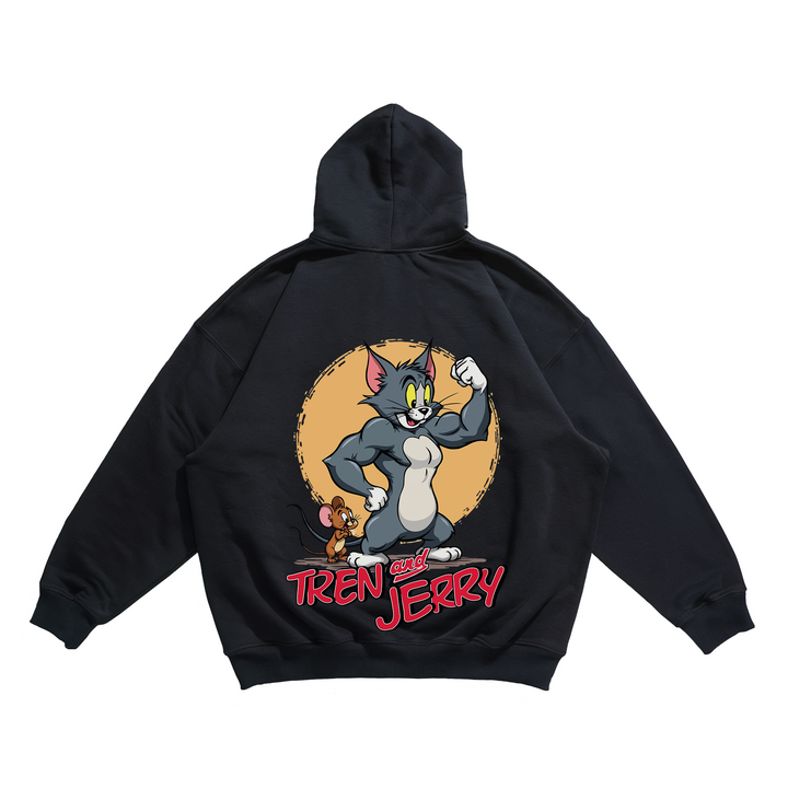 Tren and Jerry - Oversize Hoodie Backprint